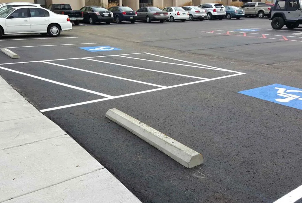 handicapped parking space