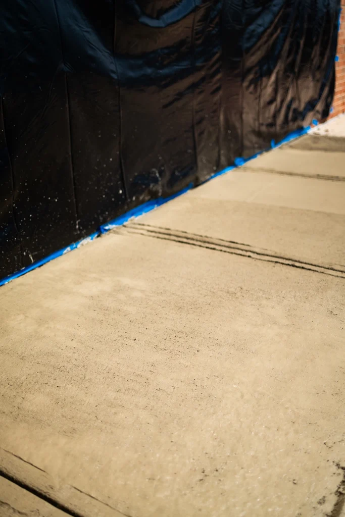 concrete and curbing