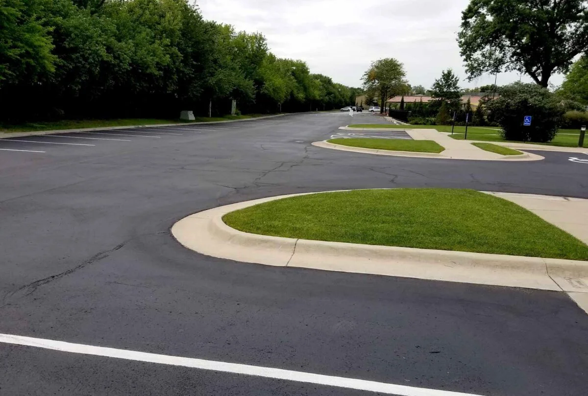 Parking lot of Wichita Country Club