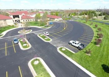 parking lot at spiritual life center