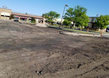 cleared out parking