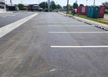 parking lot of jimmie's diner in wichita, ks