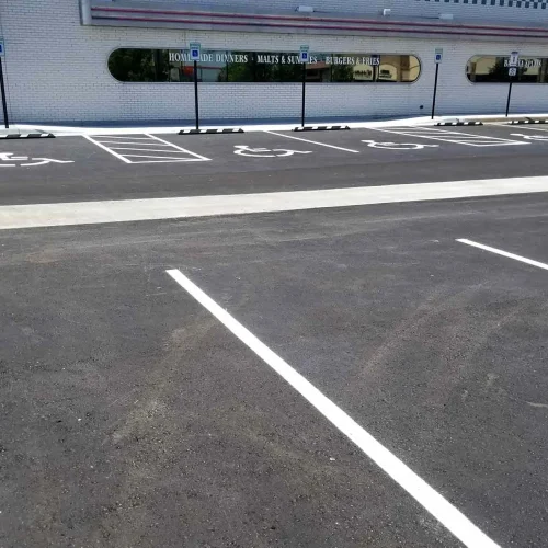 parking lot of jimmie's diner in wichita, ks
