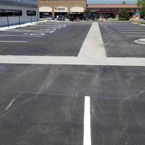 parking lot of jimmie's diner in wichita, ks