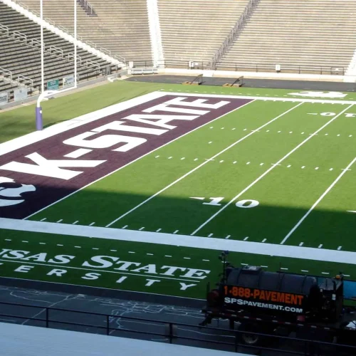 k-state end zone at bill snyder stadium