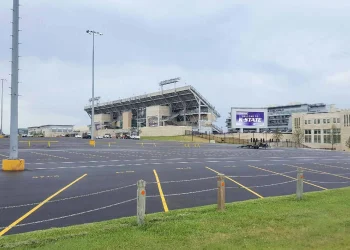 parking lot of bill snyder stadium