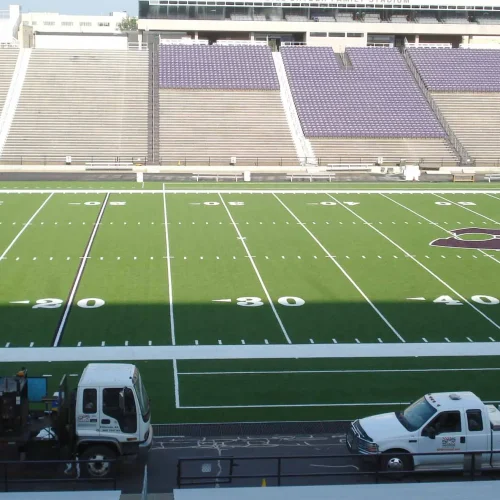 football field at bill snyder stadium