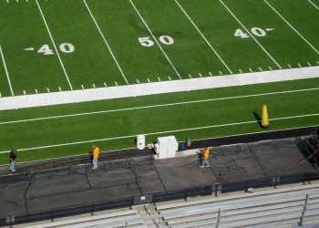 50 yard line at bill snyder stadium