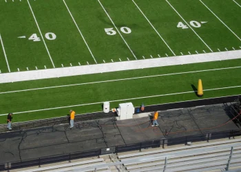 50 yard line at bill snyder stadium