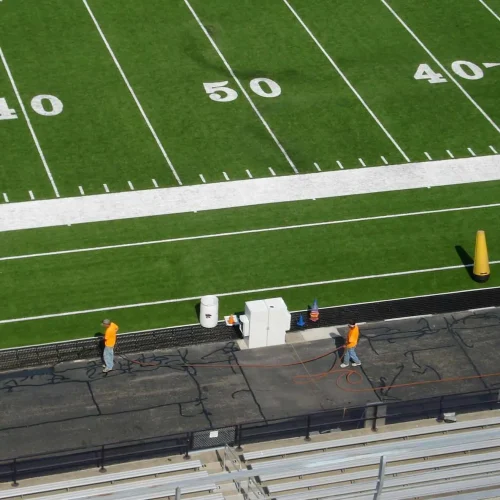 50 yard line at bill snyder stadium