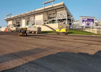 parking lot of bill snyder stadium