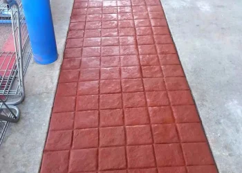 red brick walkway
