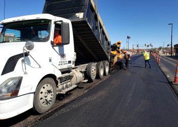 encore pavement dump truck