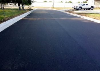 new asphalt street in el dorado, ks