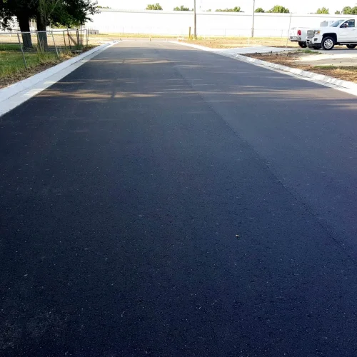 new asphalt street in el dorado, ks
