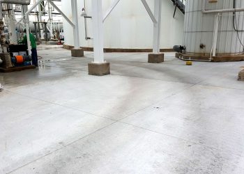 posts and pavement at coffeyville refinery
