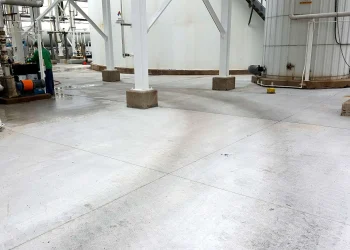 posts and pavement at coffeyville refinery
