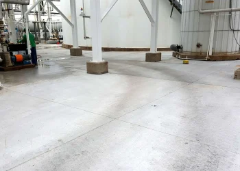 posts and pavement at coffeyville refinery