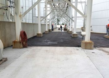 posts and pavement at coffeyville refinery