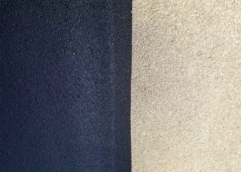 before and after of the pavement