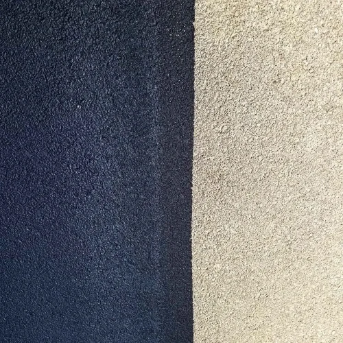 before and after of the pavement