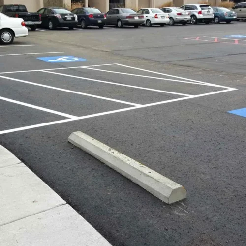 handicapped parking space